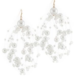 Fringe Pearl Earrings